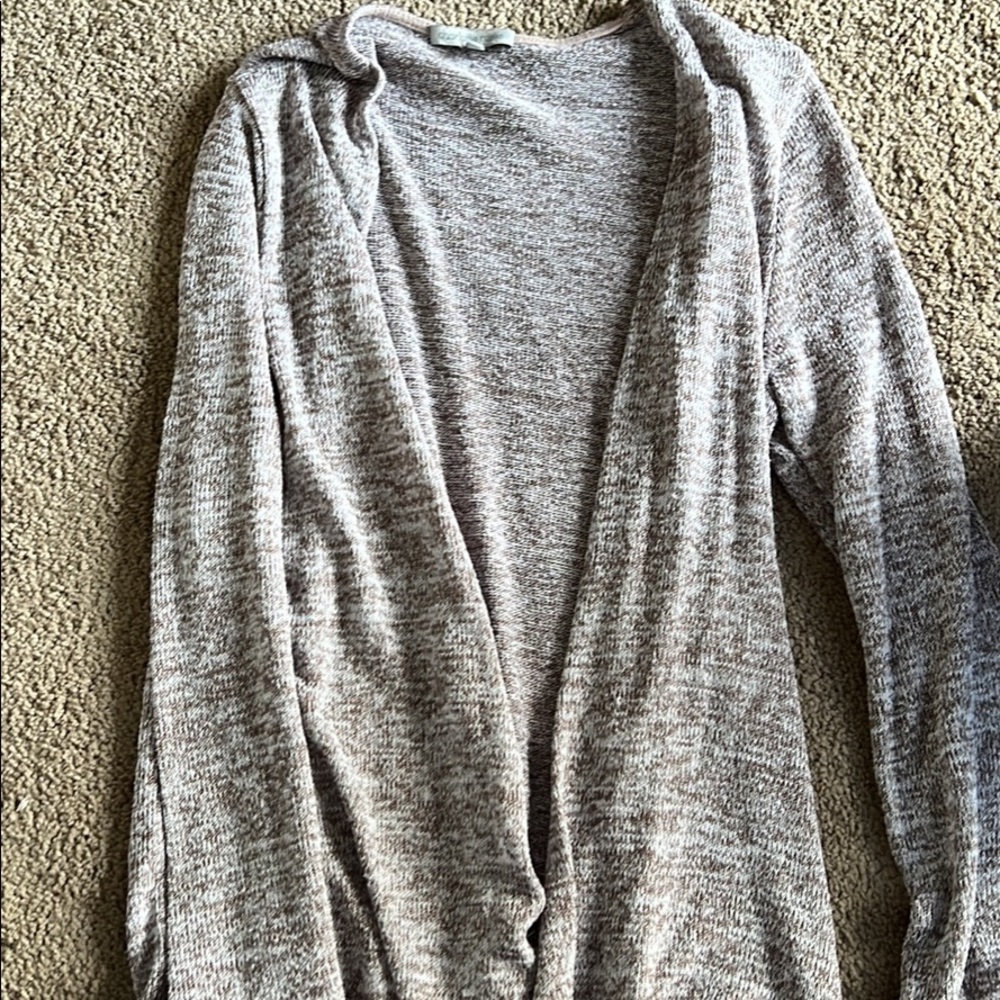 burgundy cardigan